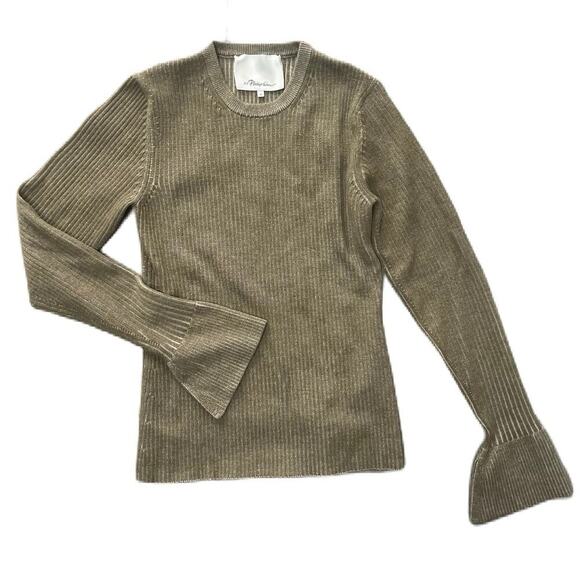 Phillip Lim Eclipse Bicolor Rib Crewneck Small - Picture 5 of 9